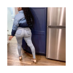 Denim Puffer